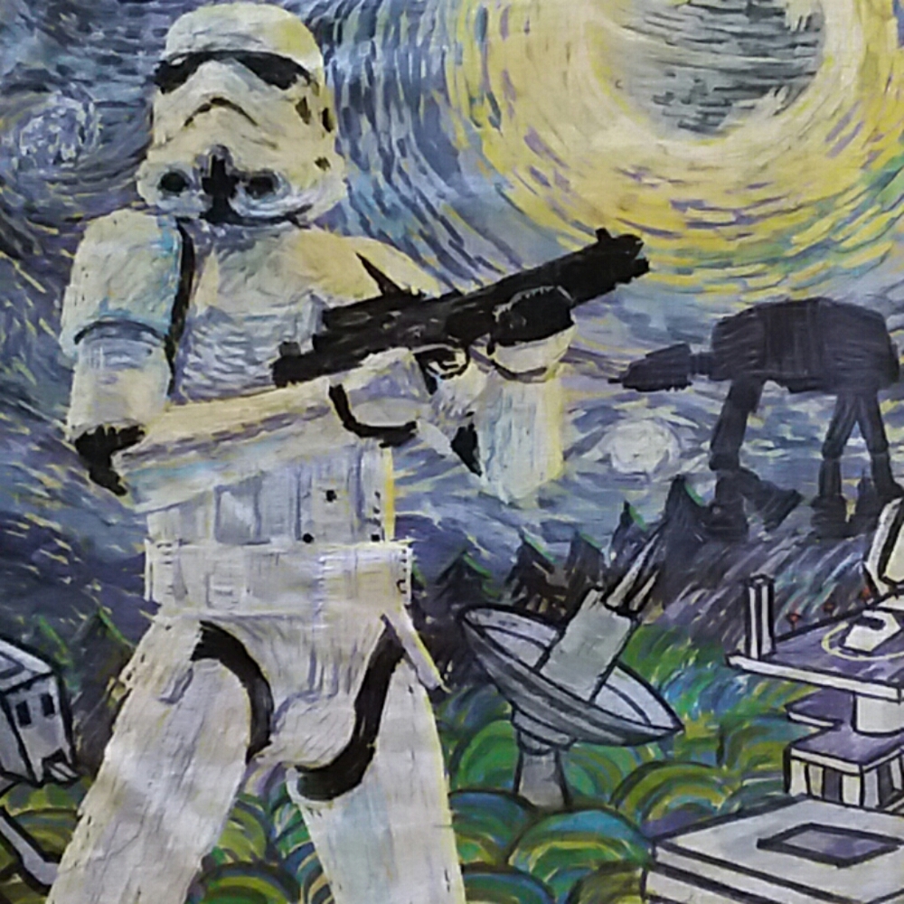 Star Wars Vincent Van Gogh T Shirt.